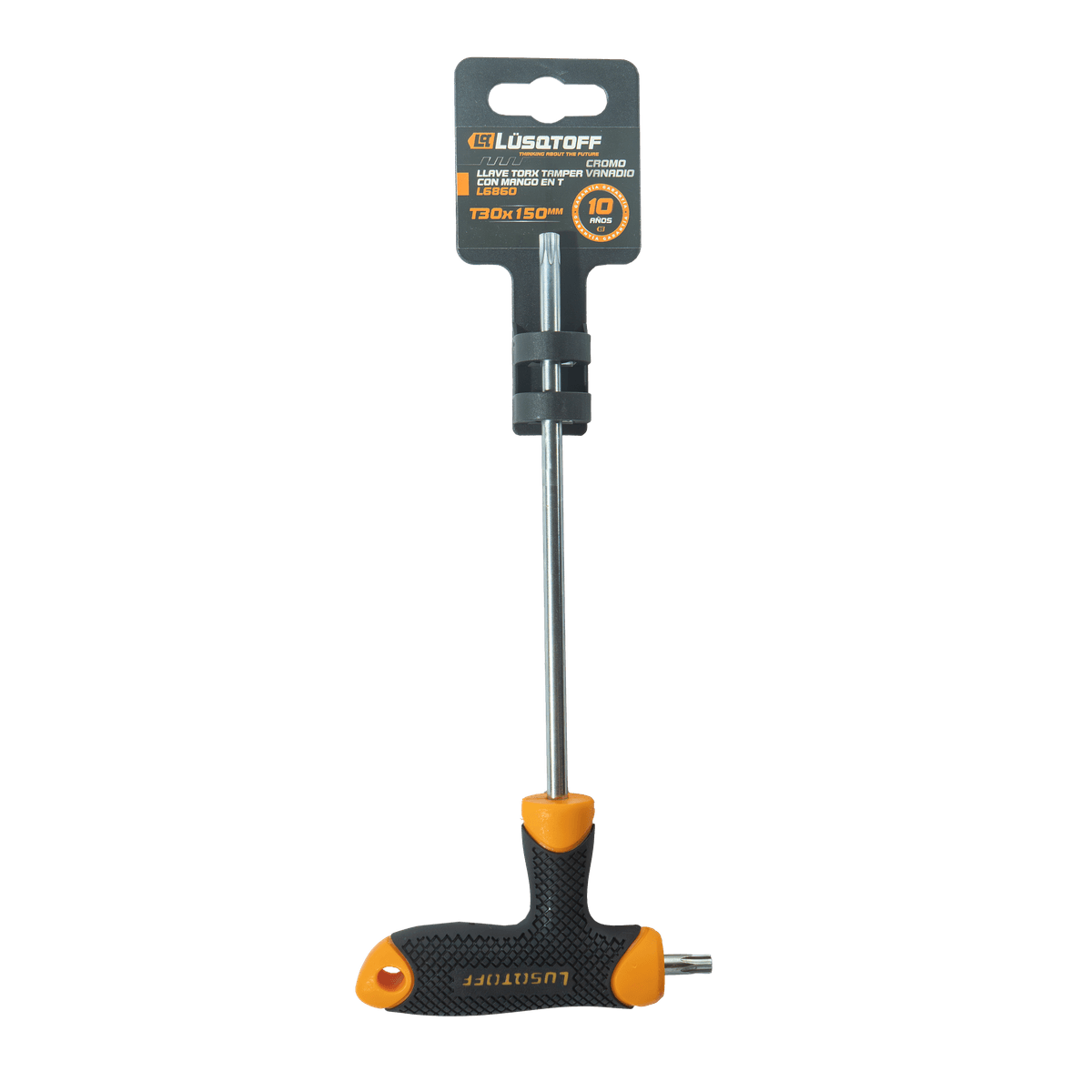 Llave Torx Tamper Mango T T30 150mm Cromo Vanadio L6860 - Lusqtoff