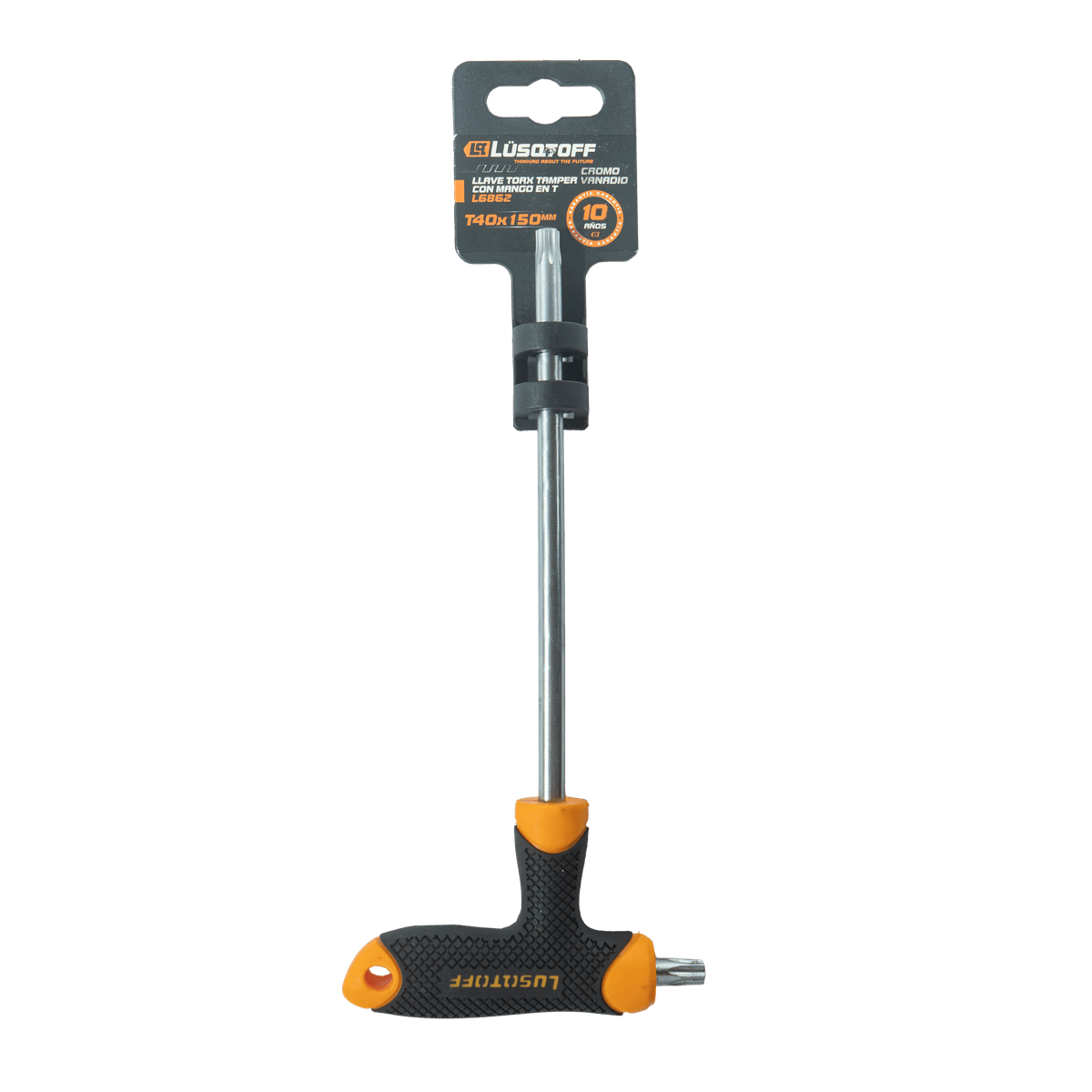 Llave Torx Tamper Mango T T40 150mm Cromo Vanadio L6862 - Lusqtoff