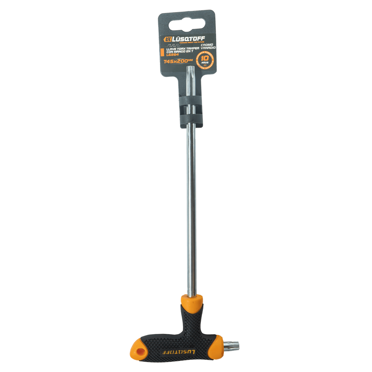 Llave Torx Tamper Mango T T45 200mm Cromo Vanadio L6864 - Lusqtoff