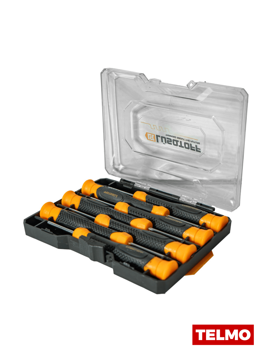 Juego Destornilladores Precisión Planos Phillips Torx Imantados Estuche 7 Piezas L6928 - Lusqtoff, foto real