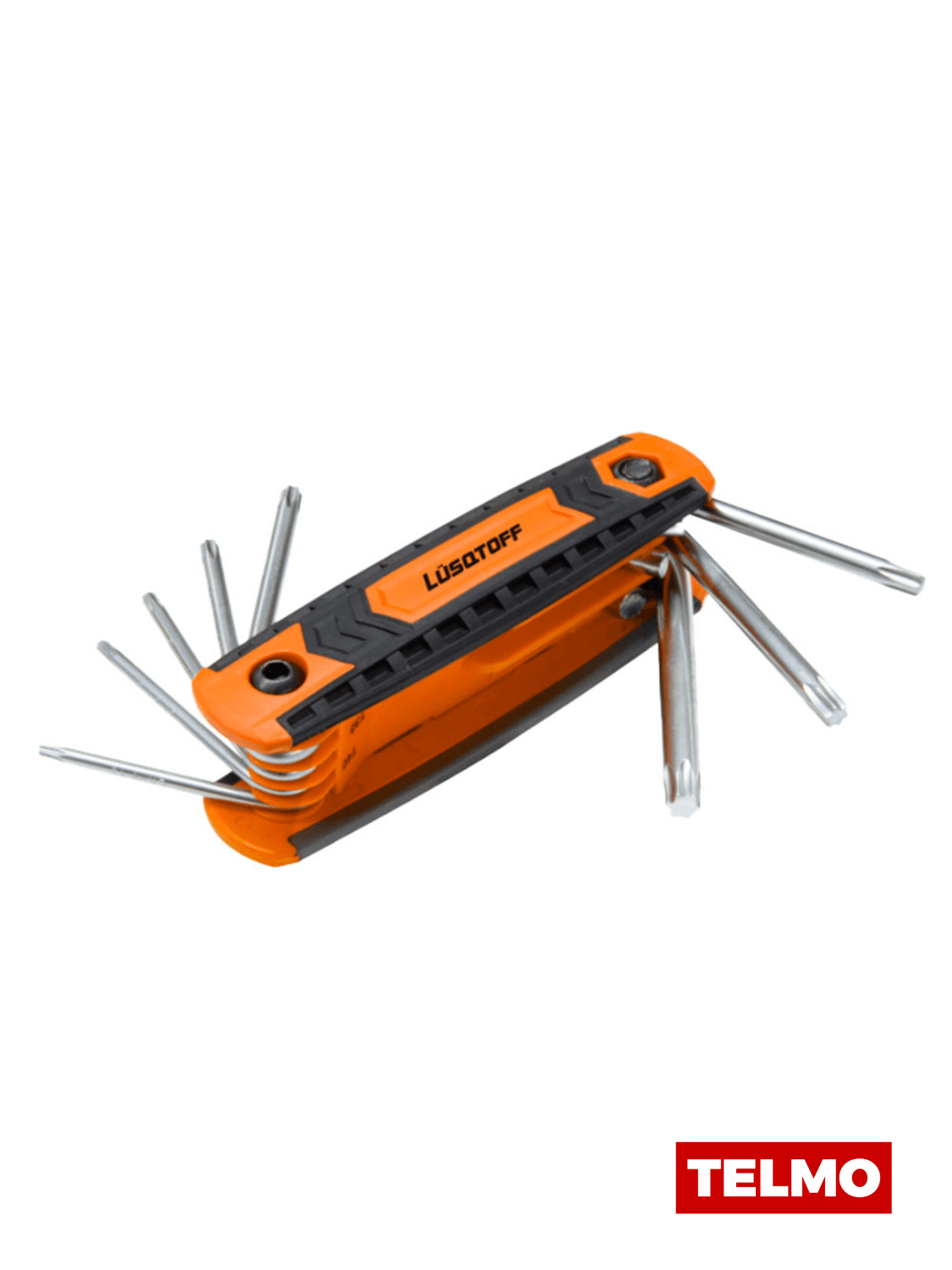 Juego Llaves Torx Plegable Navaja T9 T10 T15 T20 T25 T27 T30 T40 8 Piezas L6958 - Lusqtoff, foto real