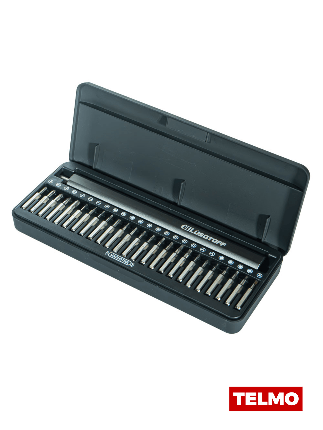 Atornillador Precisión A Batería 4V Punta Imantada LED 26 Piezas L6995 - Lusqtoff, foto real