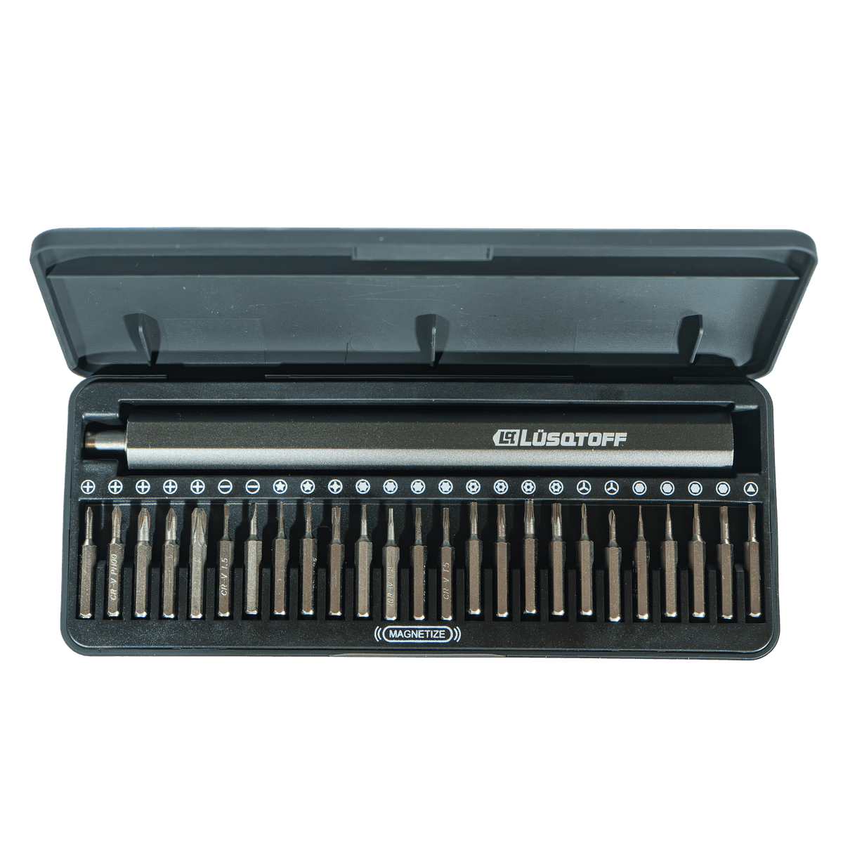 Atornillador Precisión A Batería 4V Punta Imantada LED 26 Piezas L6995 - Lusqtoff