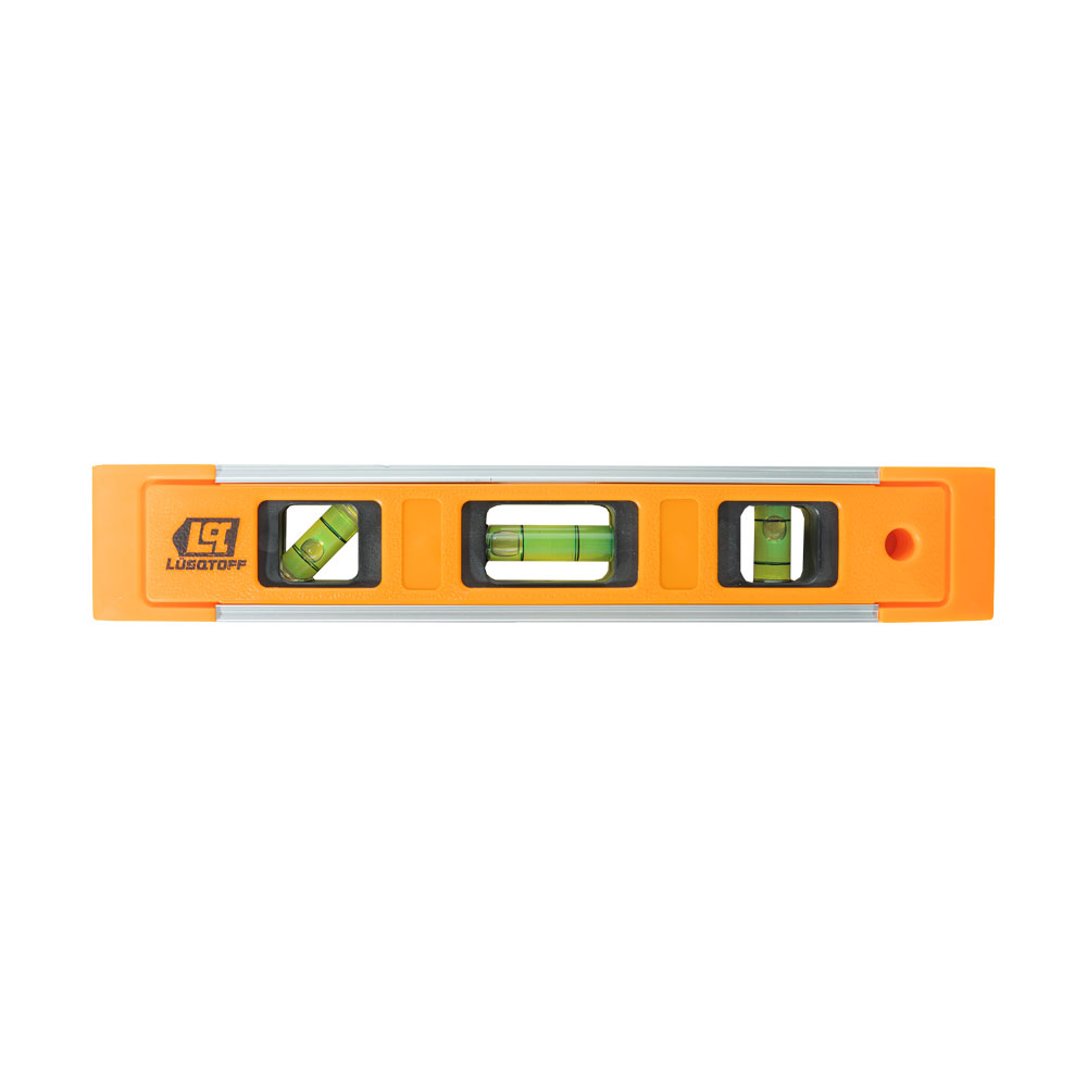 Nivel Torpedo 230mm 9" 3 Burbujas 0° 45° 90° Base Magnética L7030 - Lusqtoff