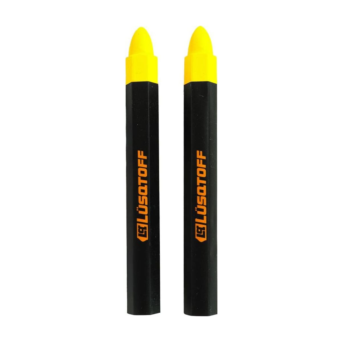 Crayón Marcador De Cera Industrial Amarillo Set 2 Unidades L7062 - Lusqtoff