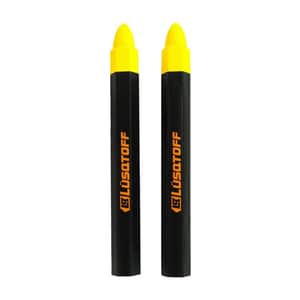 Crayón Marcador De Cera Industrial Amarillo Set 2 Unidades L7062 - Lusqtoff