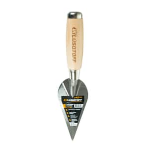 Cuchara Albañil 5,5" 140mm Acero Carbono Forjado Mango Madera L7100 - Lusqtoff
