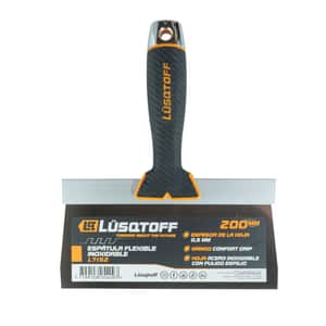 Espátula Flexible 200mm Acero Inoxidable Casquillo Metálico L7152 - Lusqtoff