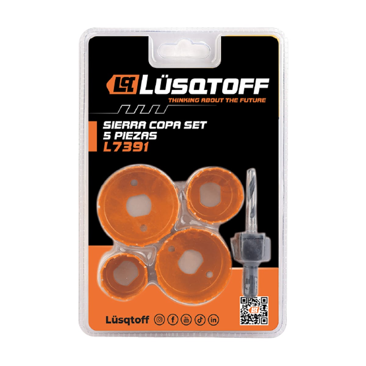 Sierra Copa Set 5 Piezas L7391 - Lusqtoff