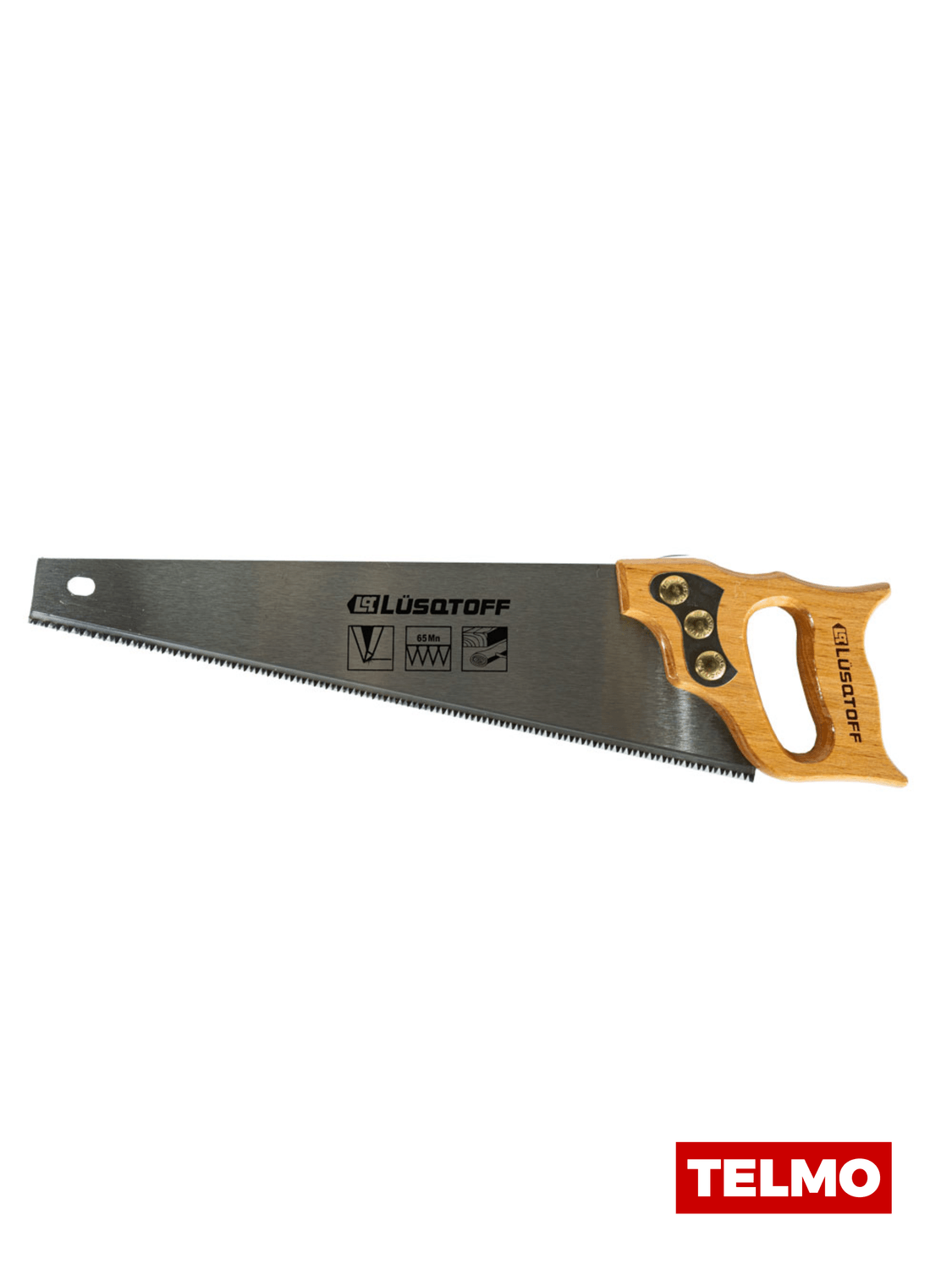Serrucho Carpintero 18" Mango Madera Haya L7435 - Lusqtoff, foto real