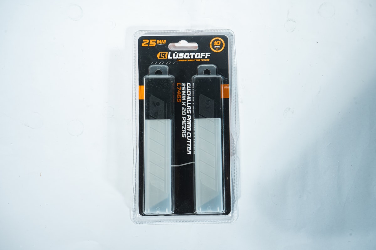 Cuchillas para Cutter 25mm x20 L7465 - Lusqtoff