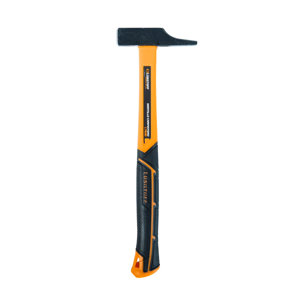 Martillo Carpintero Uña 20mm Cabeza Acero C45 Mango Fibra Vidrio L7500 - Lusqtoff