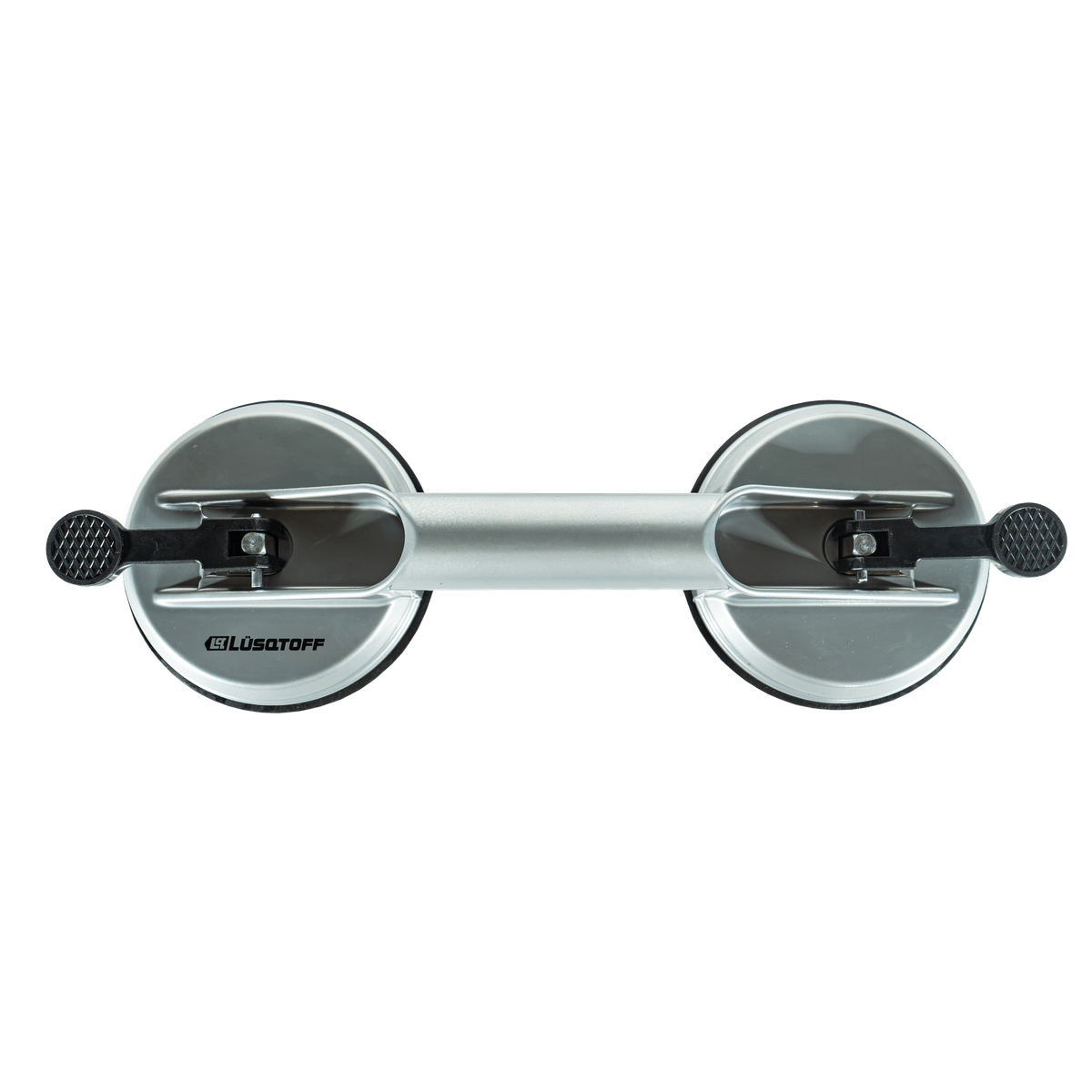 Ventosa Doble Aluminio Vidrio Porcelanato 70Kg 120mm L7602 - Lusqtoff
