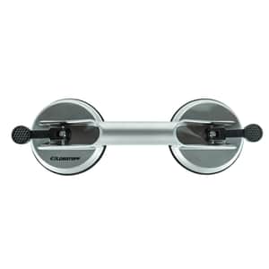Ventosa Doble Aluminio Vidrio Porcelanato 70Kg 120mm L7602 - Lusqtoff