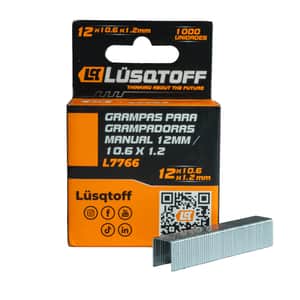 Grampas Grampadora Manual 12mm 10.6x1.2mm L7766 - Lusqtoff