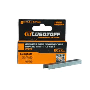 Grampas Grampadora Manual 6mm 11.3x0.7mm L7770 - Lusqtoff