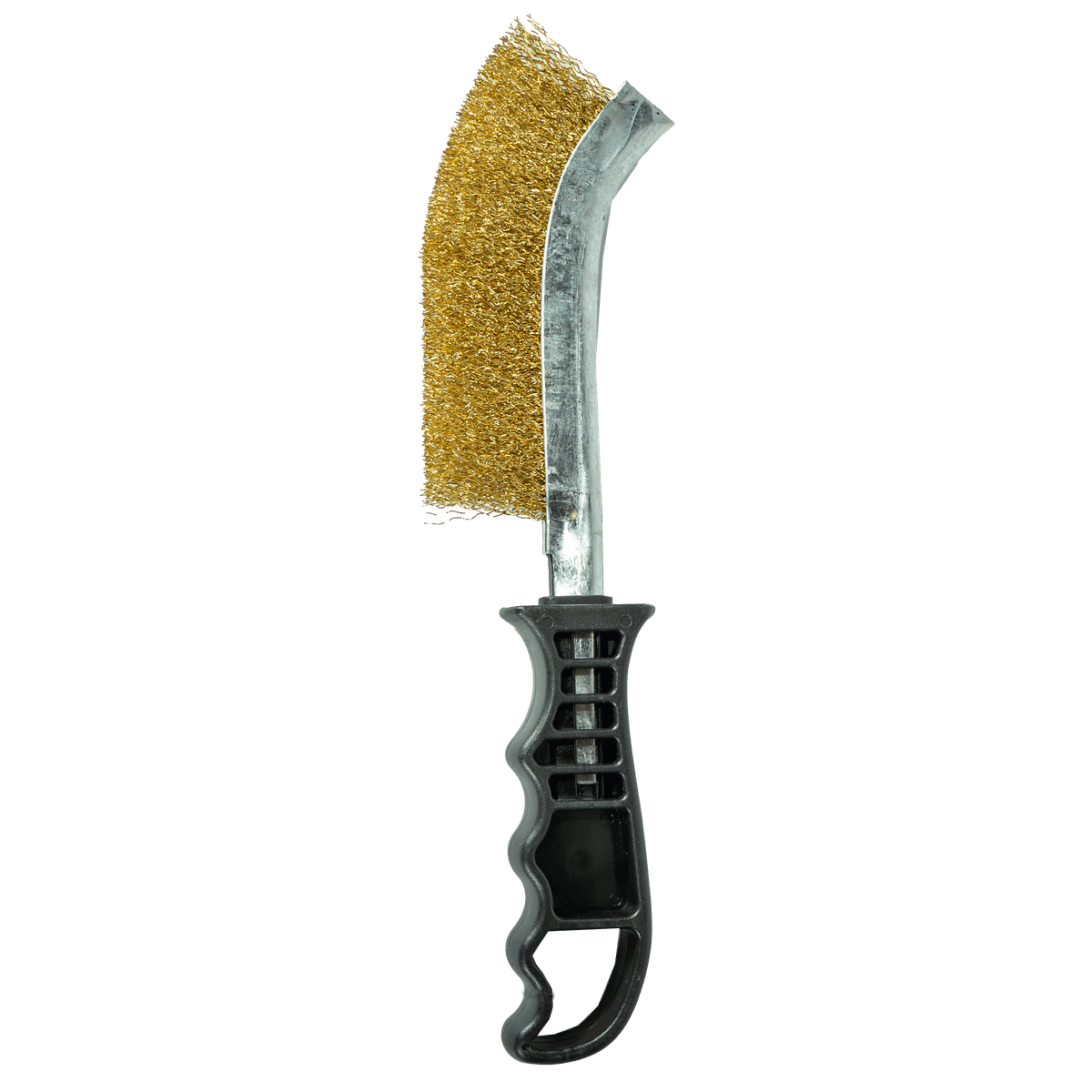 Cepillo Curvo Alambre Acero Inoxidable Bronceado 250mm 10" L7804 - Lusqtoff