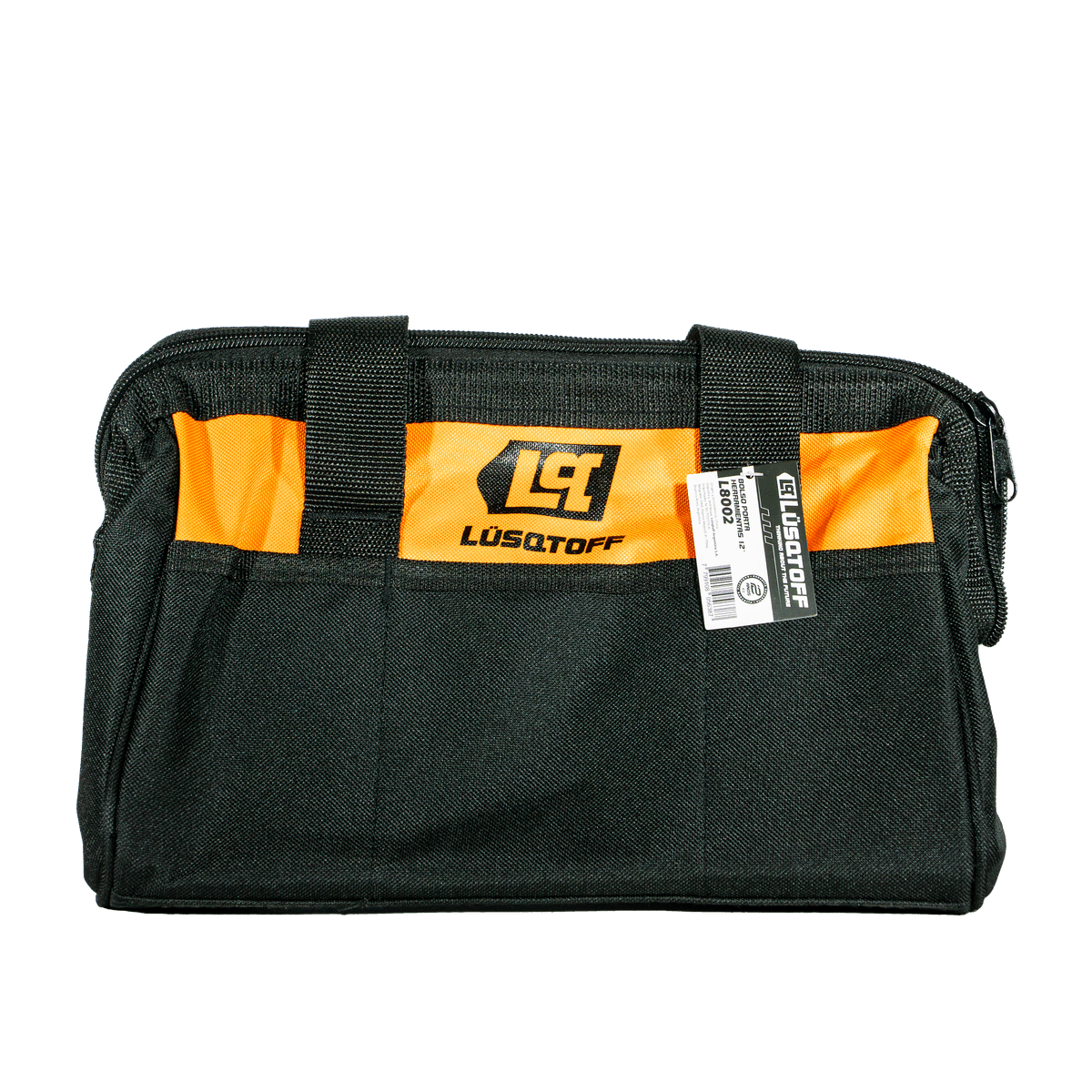 Bolso Porta Herramientas 12" 30,5x25x25cm 11 Bolsillos Estructura Rígida L8002 - Lusqtoff
