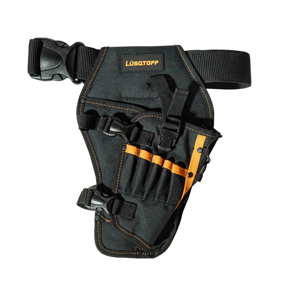 Cartuchera Porta Taladro Cinturón Ajustable Carga 2kg 6 Compartimientos L8034 - Lusqtoff