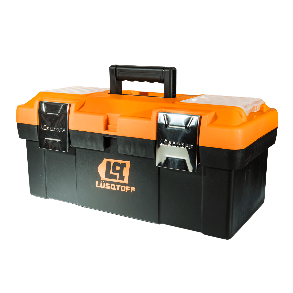 Caja Herramientas 19" Cierre Metálico Bandeja Interna PP+ABS L8104 - Lusqtoff