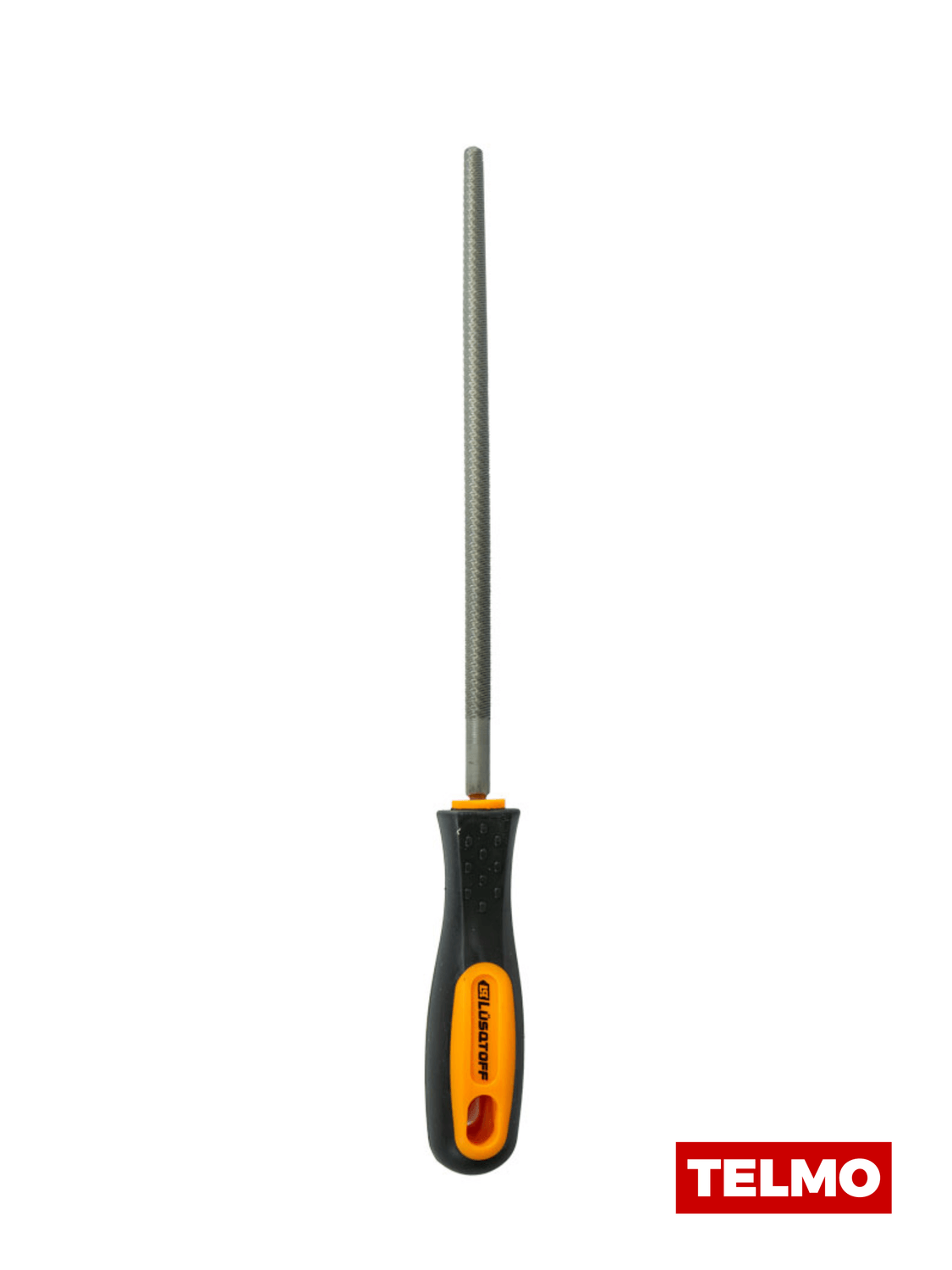 Lima Redonda Acero 8" 200mm Mango Incluido L8320 - Lusqtoff, foto real