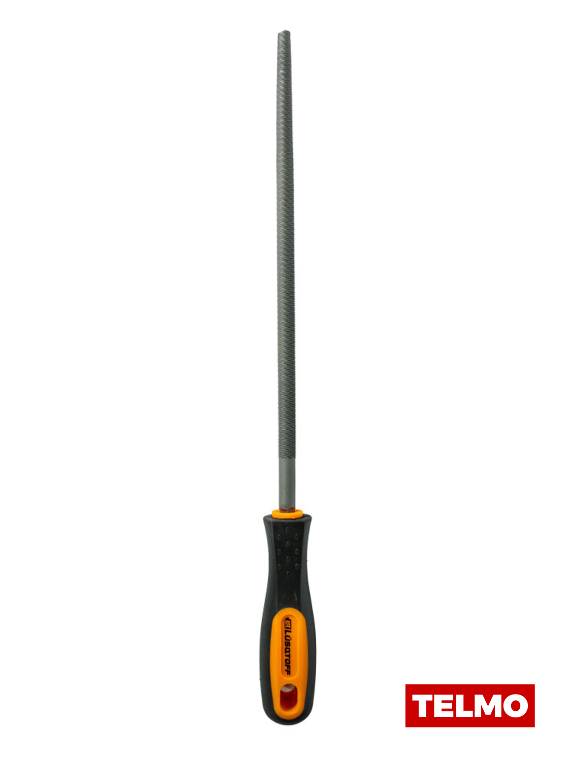 Lima Redonda Acero 10" 250mm Mango Incluido L8322 - Lusqtoff, foto real