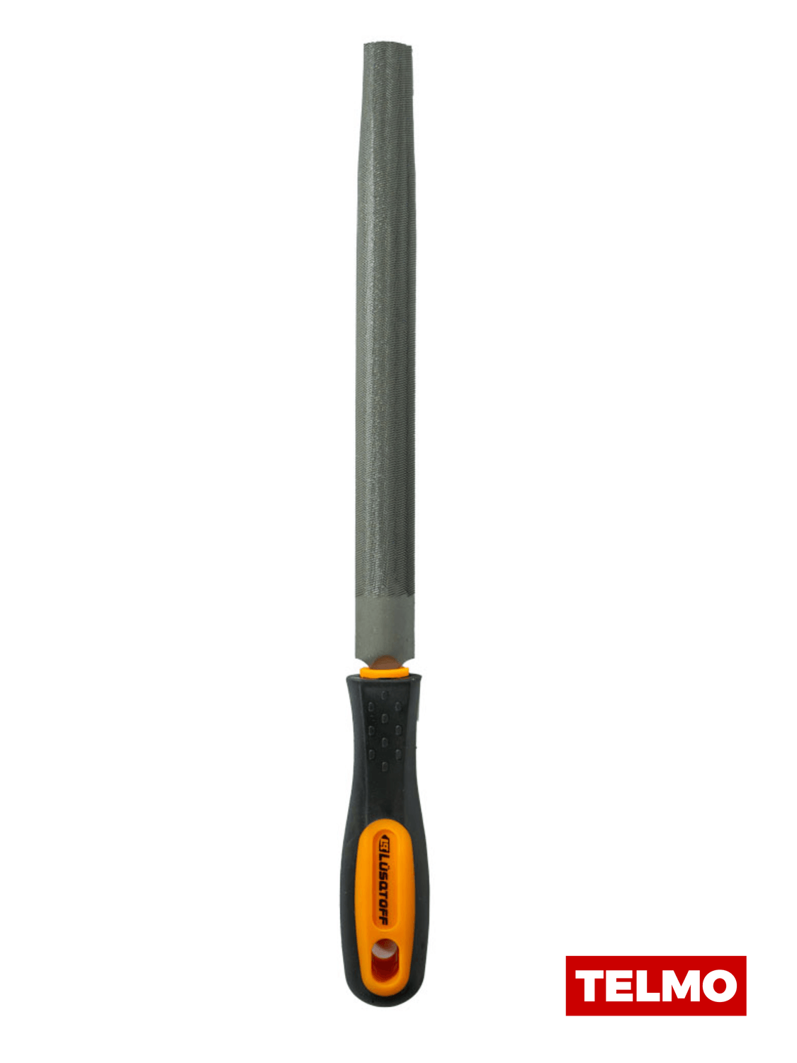 Lima Media Caña Acero 8" 200mm Mango Incluido L8330 - Lusqtoff, foto real