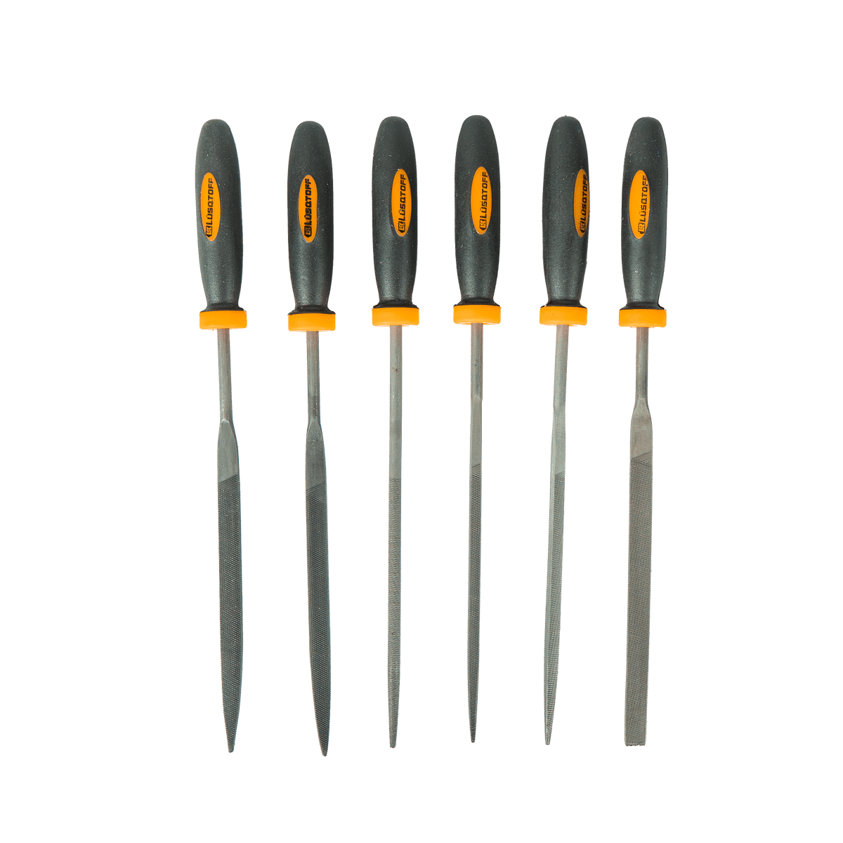 Set Limas Matricero Aguja 3mm 140mm + Estuche 6 Piezas L8350 - Lusqtoff