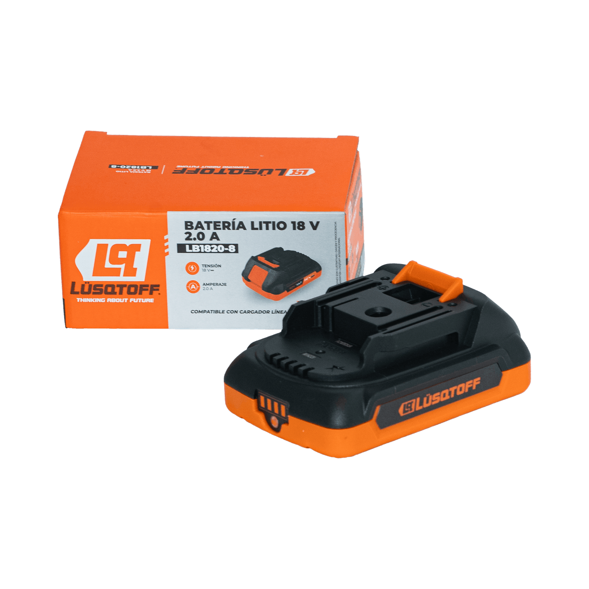 Batería 18V 2Ah Iron Volt LB1820-8 - Lusqtoff