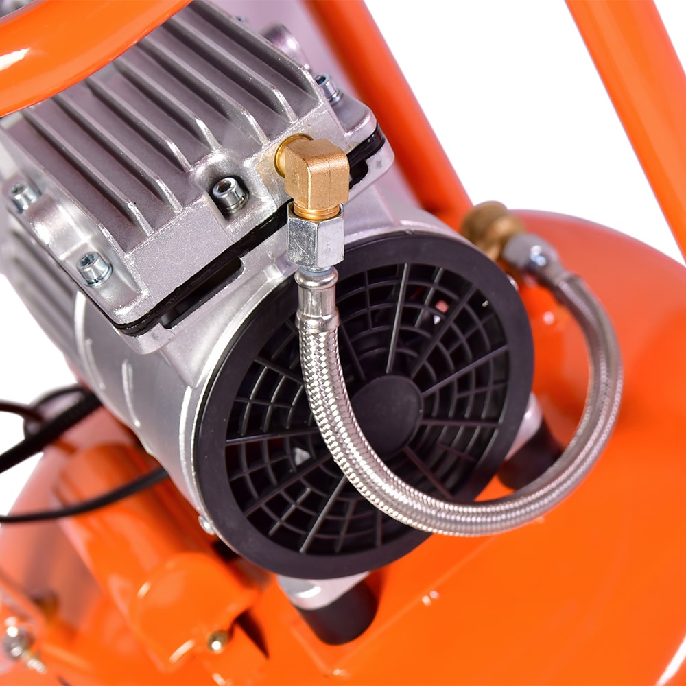 Compresor Aire Sin Aceite 24 Litros 1HP 750W 115 PSI 180 l/min Ruedas LC-0122 - Lusqtoff