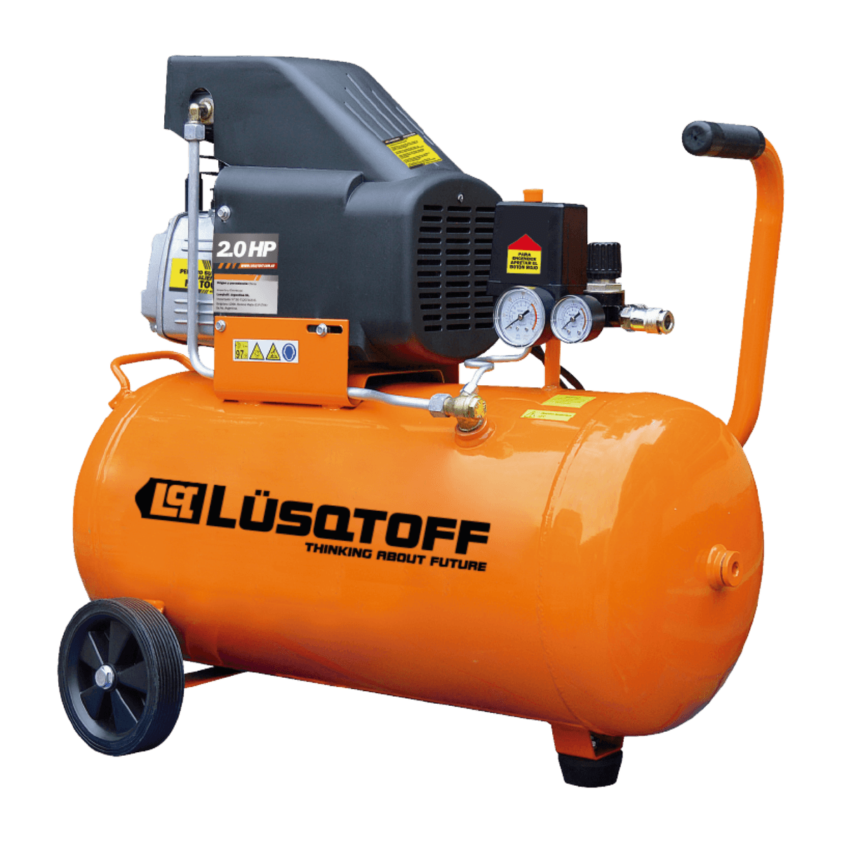 COMPRESOR LUSQTOFF DE AIRE 2HP 25LTS