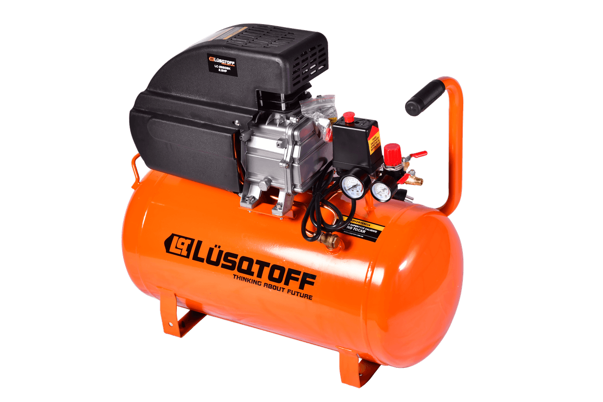 Compresor De Aire 2.5HP 50L + Kit LC-2550BK - Lusqtoff