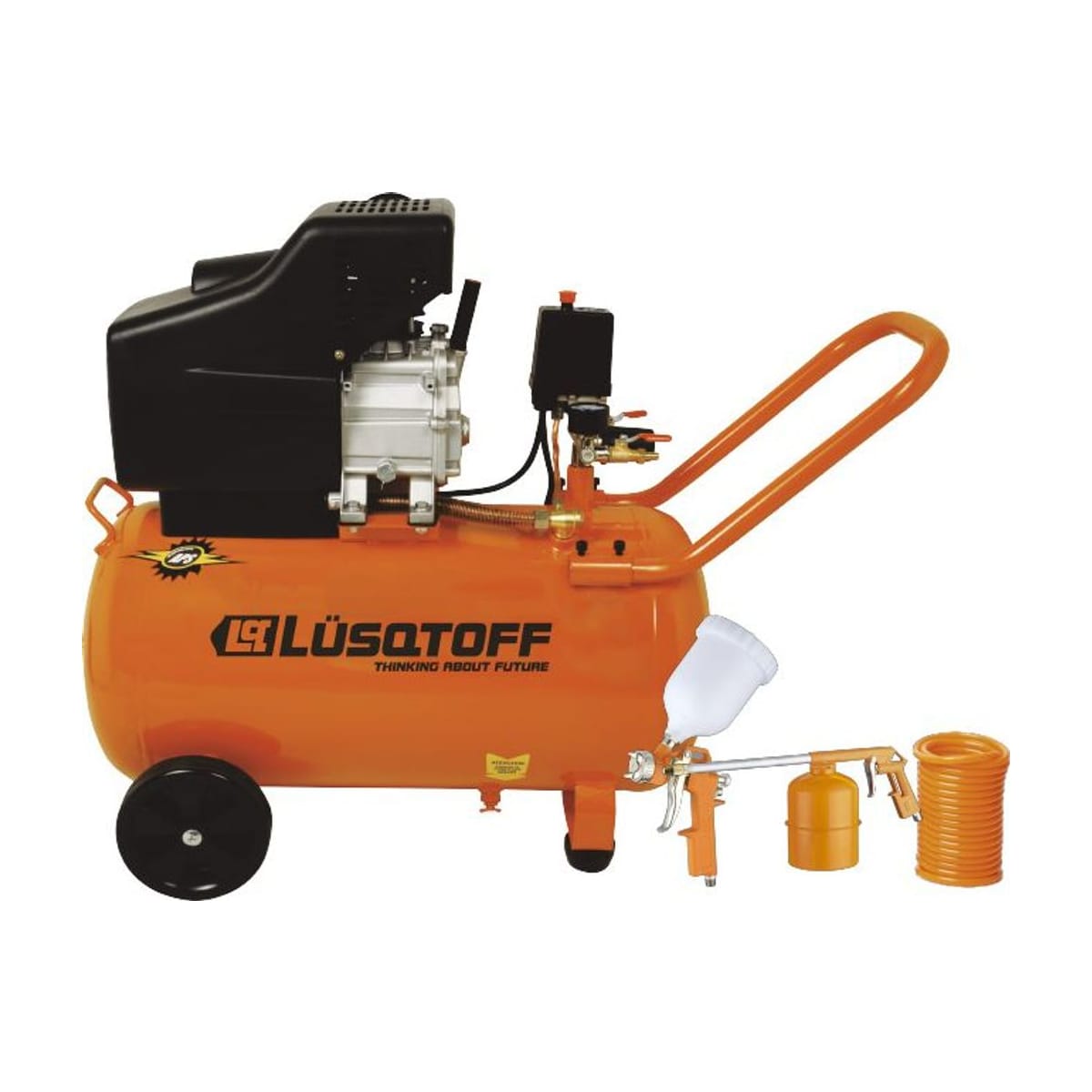 Compresor de Aire Mando Directo 50L 2,5HP Con Kit LC2550BK-8 - Lusqtoff