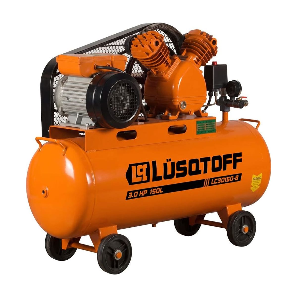 Compresor Aire Bicilíndrico A Correa 150L 3HP 220V LC30150-8 - Lusqtoff