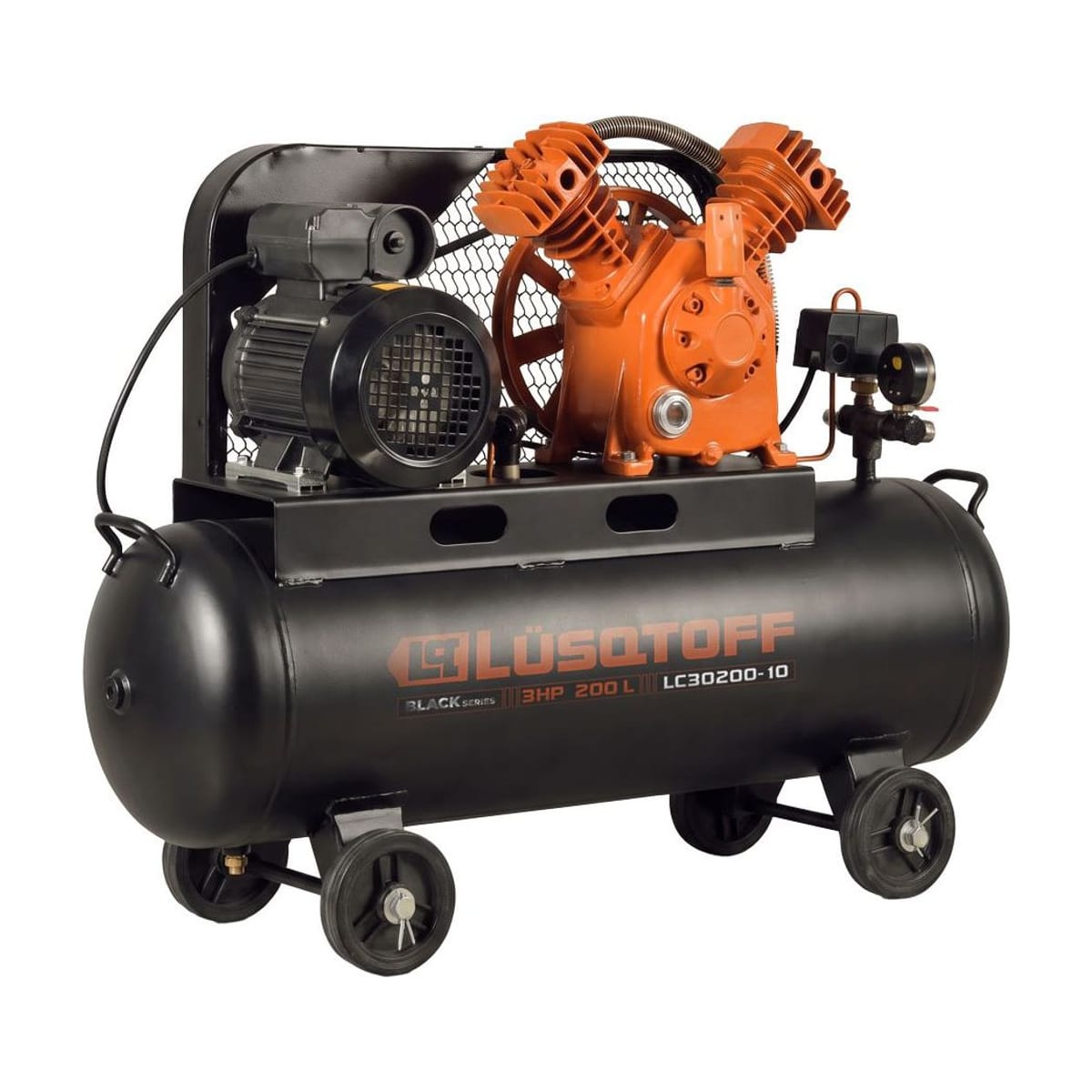COMPRESOR DE AIRE MANDO A CORREA 200 LTS – 3 HP
