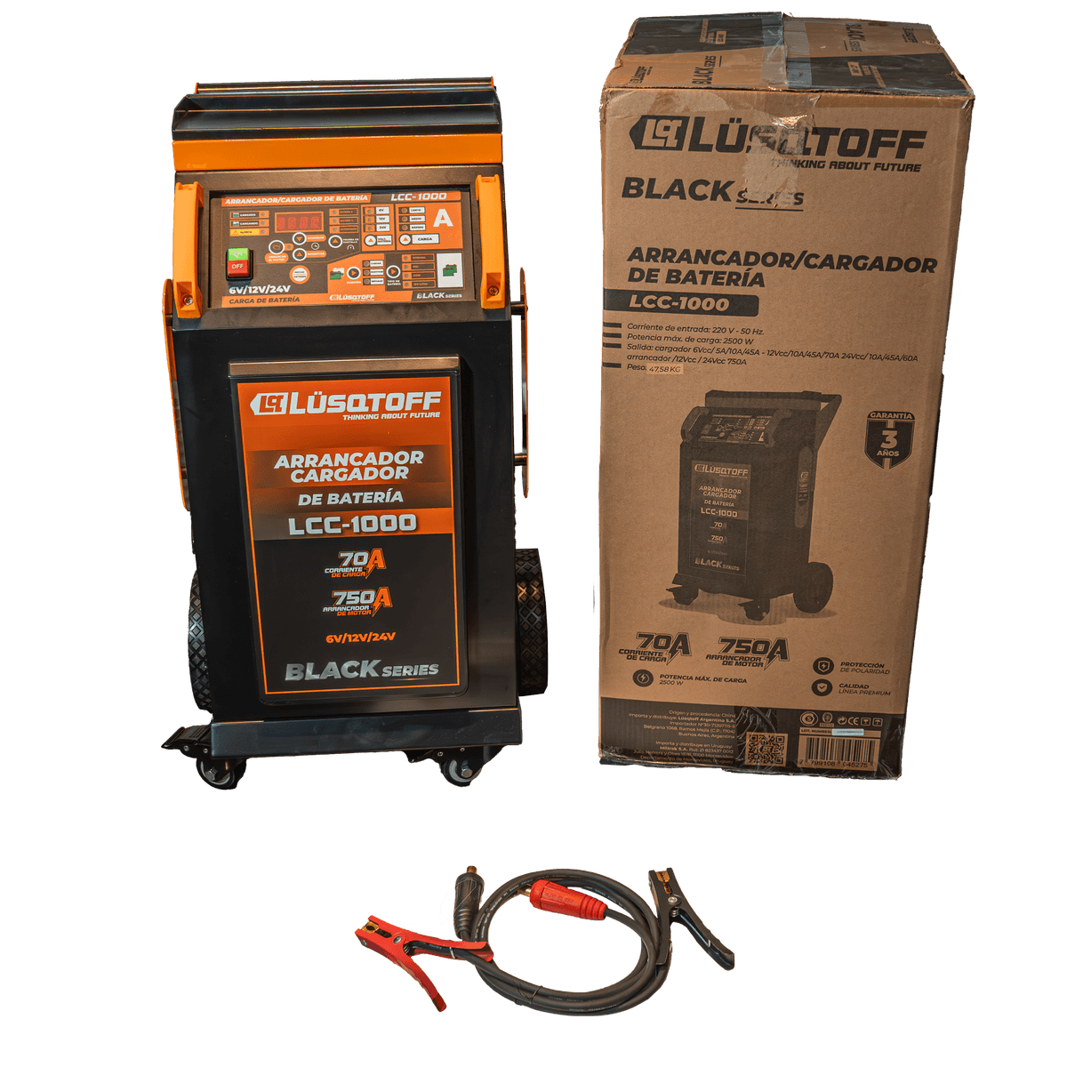 Cargador Arrancador De Batería 2500W 1000A LCC-1000 - Lusqtoff