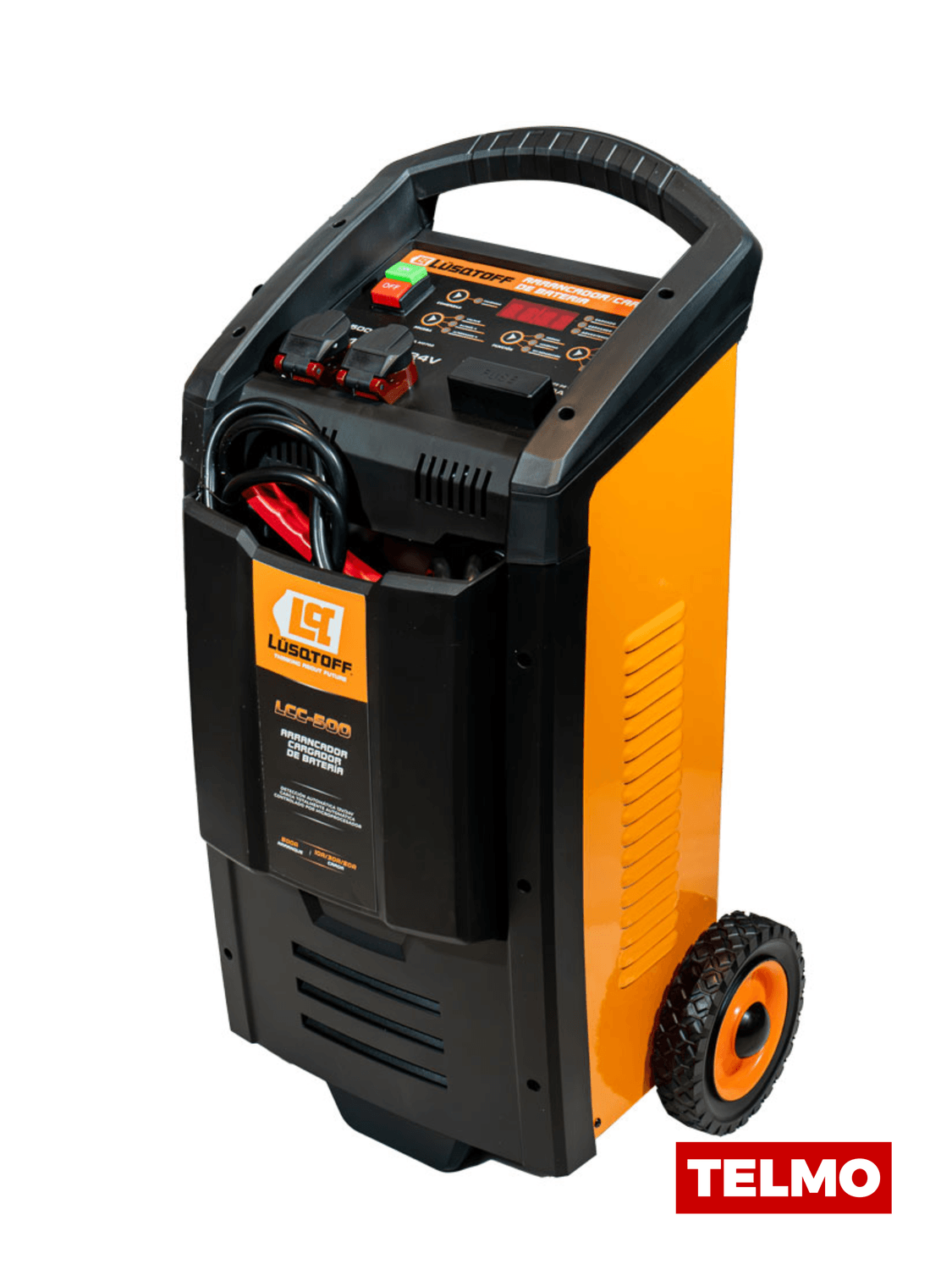 Cargador Arrancador Baterías 12/24V 10/30/50A Arranque 500A LCC-500 - Lusqtoff, foto real