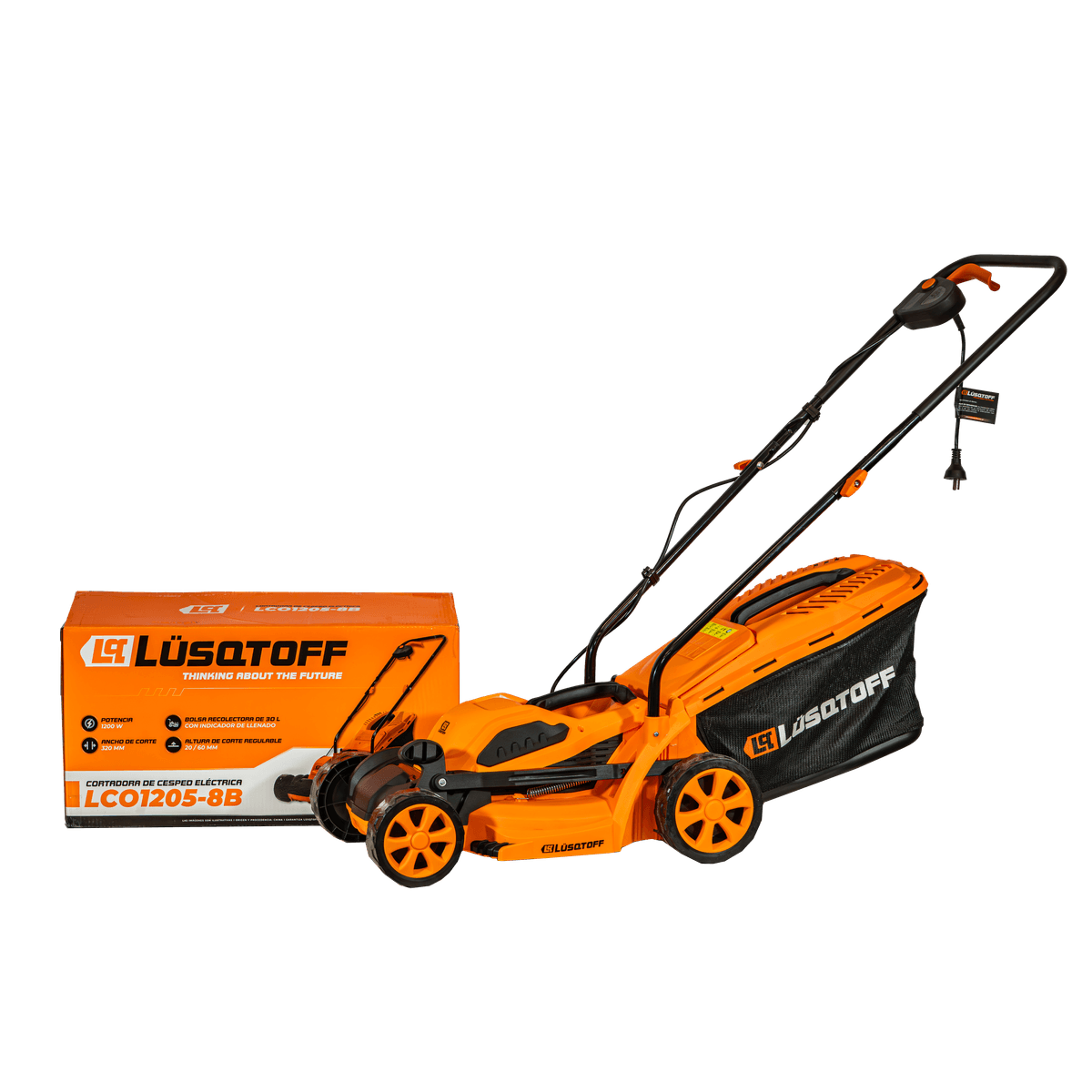 Cortadora De Césped Eléctrica 1200W 320mm LCO1205-8B - Lusqtoff
