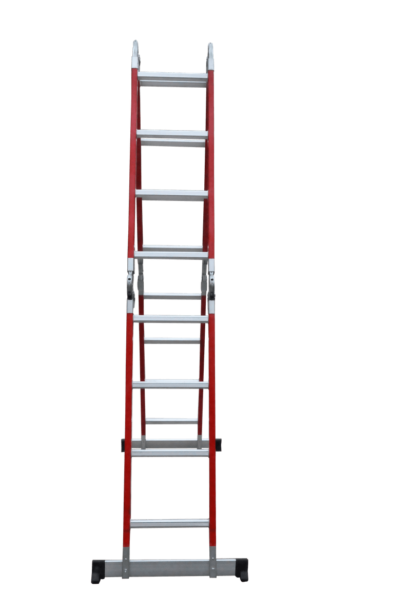 Escalera Dieléctrica Plegable 4x4 4.70m 16 Escalones LE400DIE - Lusqtoff