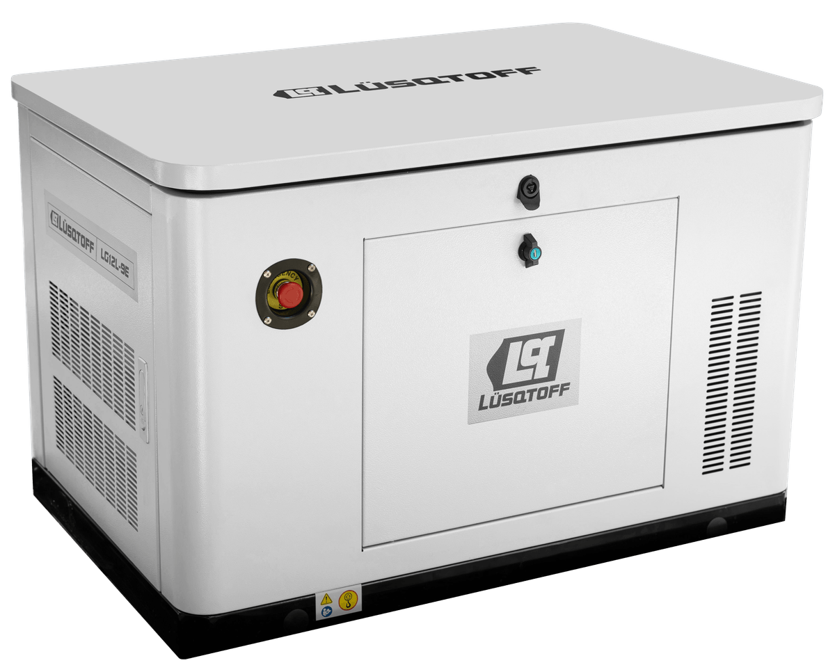 Generador a Gas 12kW 15KVA Motor Rato Arranque Automático Monofásico LG12L-9E - Lusqtoff