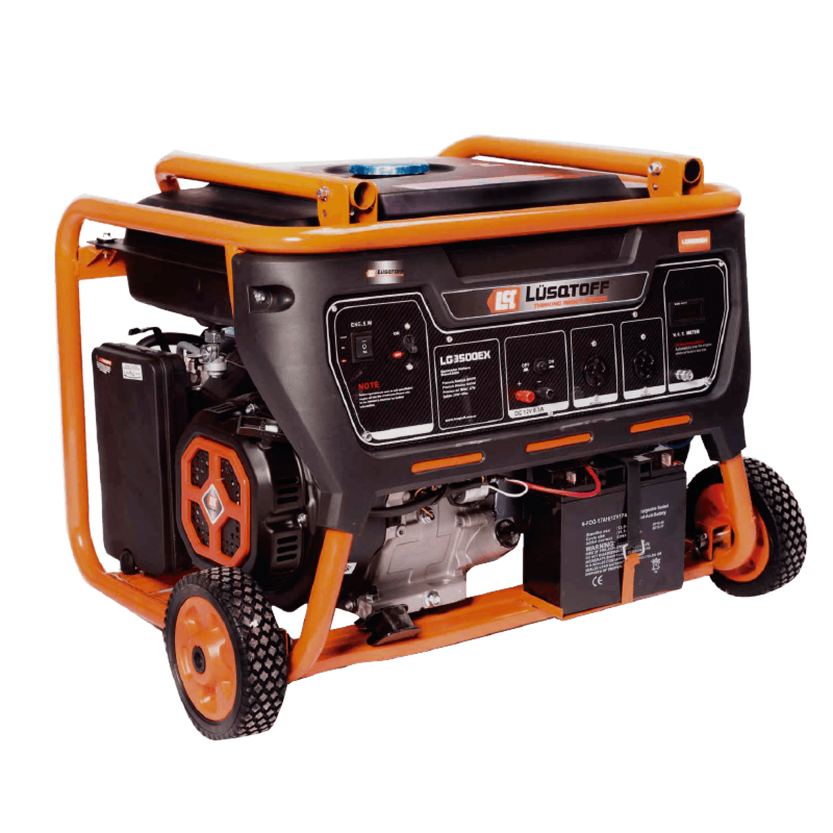 Generador Naftero 4T 3500W 7HP Arranque Eléctrico Monofásico LG3500EX - Lusqtoff