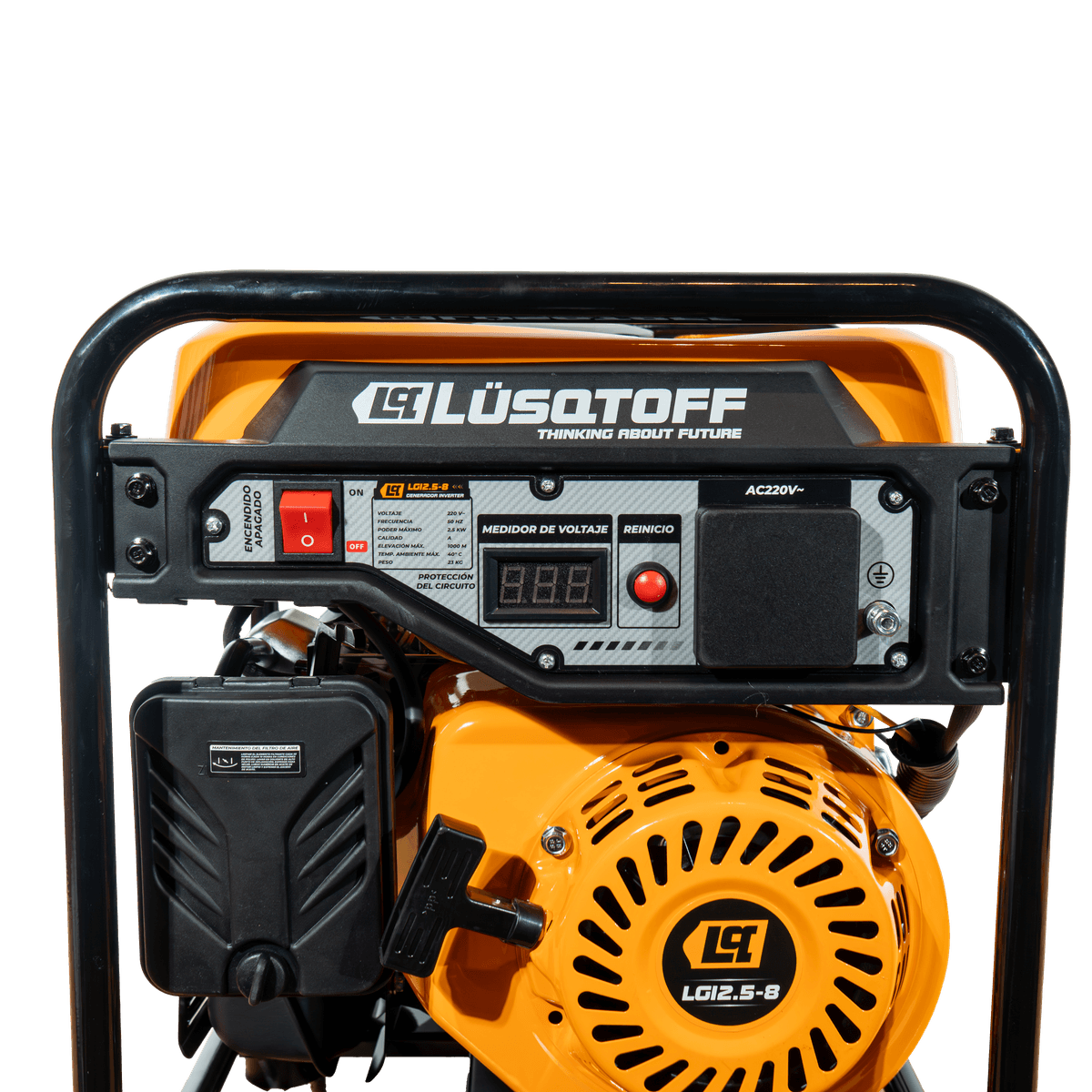 Generador Inverter Naftero 2,5kW Motor 4T OHV 208cc LGI2.5-8 - Lusqtoff