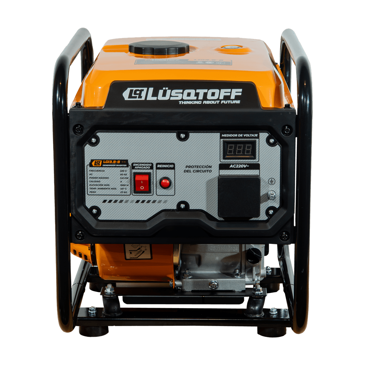 Generador Inverter Naftero 3,8kW Motor 4T OHV 223cc LGI3.8-8 - Lusqtoff
