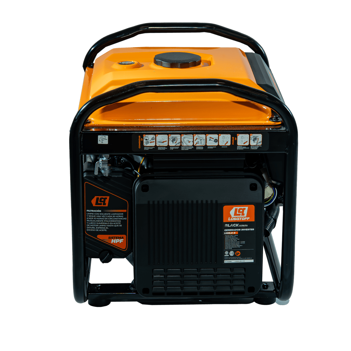 Generador Inverter Naftero 4,5kW Motor 4T OHV 236cc LGI5.0-9 - Lusqtoff
