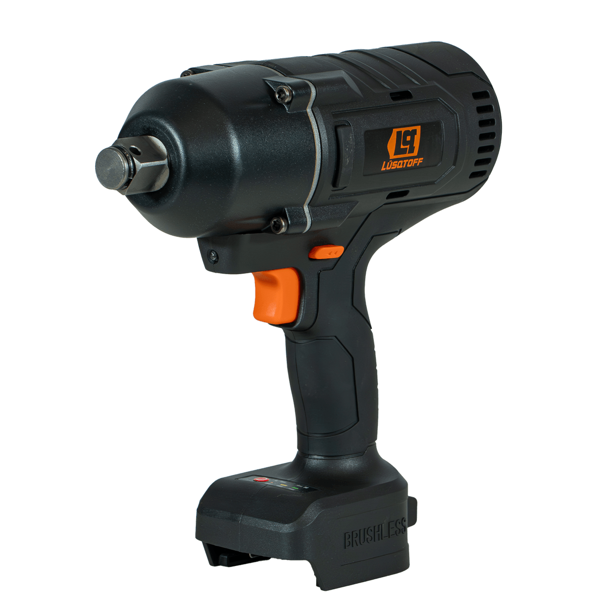 Llave de Impacto 3/4" Brushless 1500Nm 18V A Batería Sin Batería + Mango + Guarda LIL1500-9B - Lusqtoff