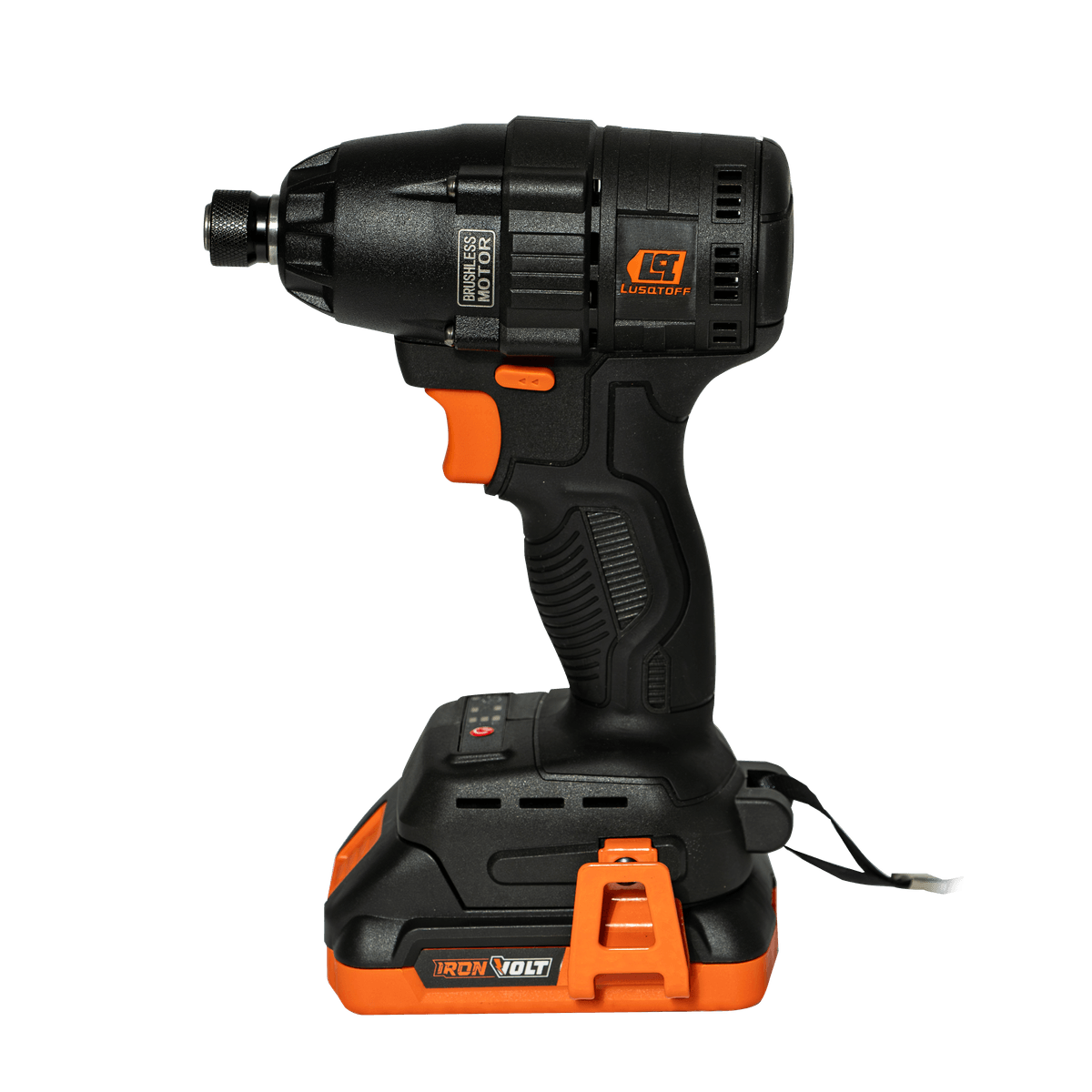 Atornillador de Impacto A Batería 1/4" Hexagonal Brushless 260Nm 18V + 2 Baterías 2Ah + Cargador + Maletín LIL260-9BK - Lusqtoff