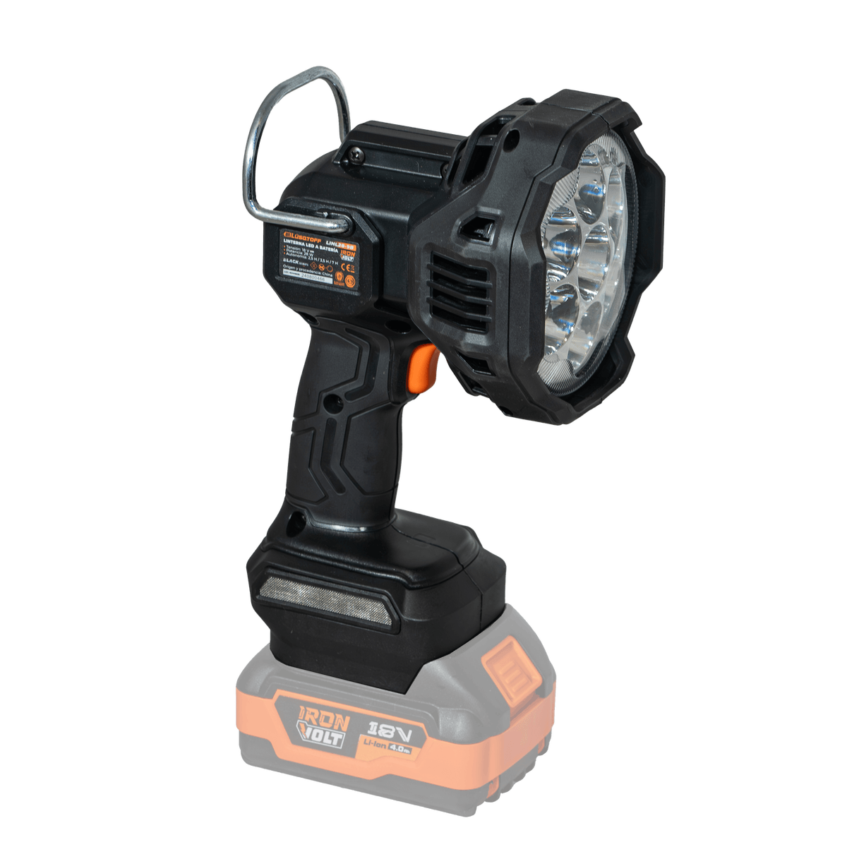 Linterna LED A Batería 18V 28W LINL28-9B - Black Series