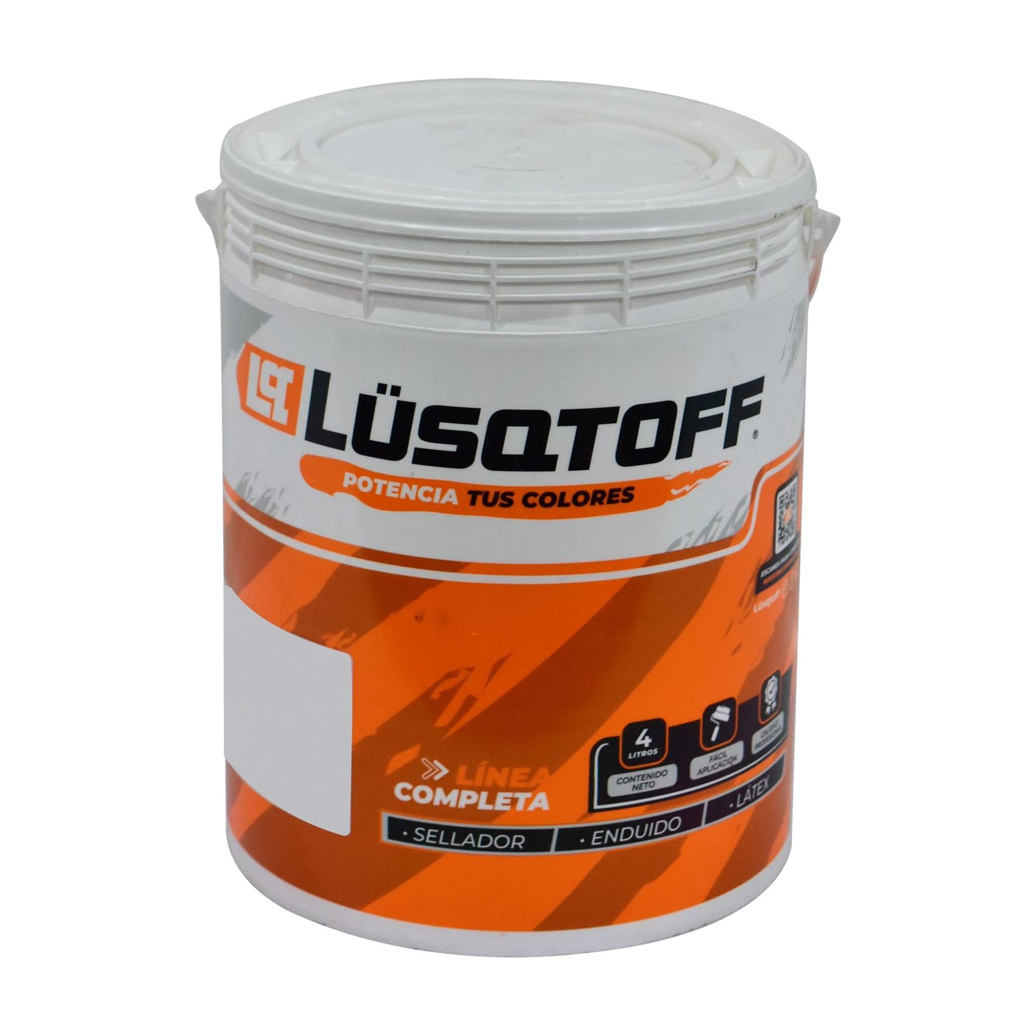 Látex Interior Mate 4L LLINT4-8 - Lusqtoff