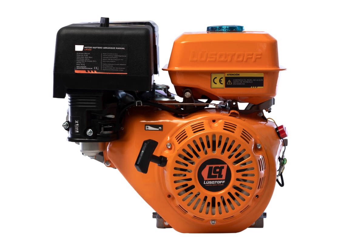Motor Naftero 15HP 414cc Arranque Manual LM420 - Lusqtoff