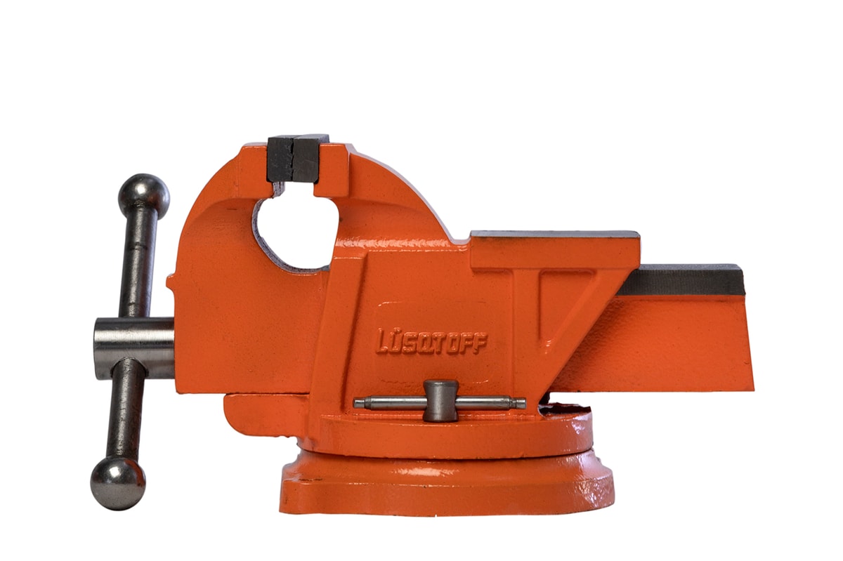 Morsa De Banco 6" Apertura 150mm Base Giratoria LMO6 - Lusqtoff